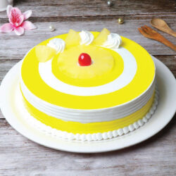 Eggless Pineapple cake