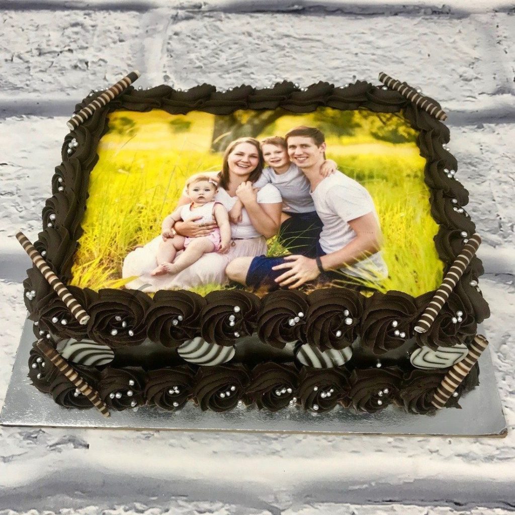 Chocolate Photo Cake