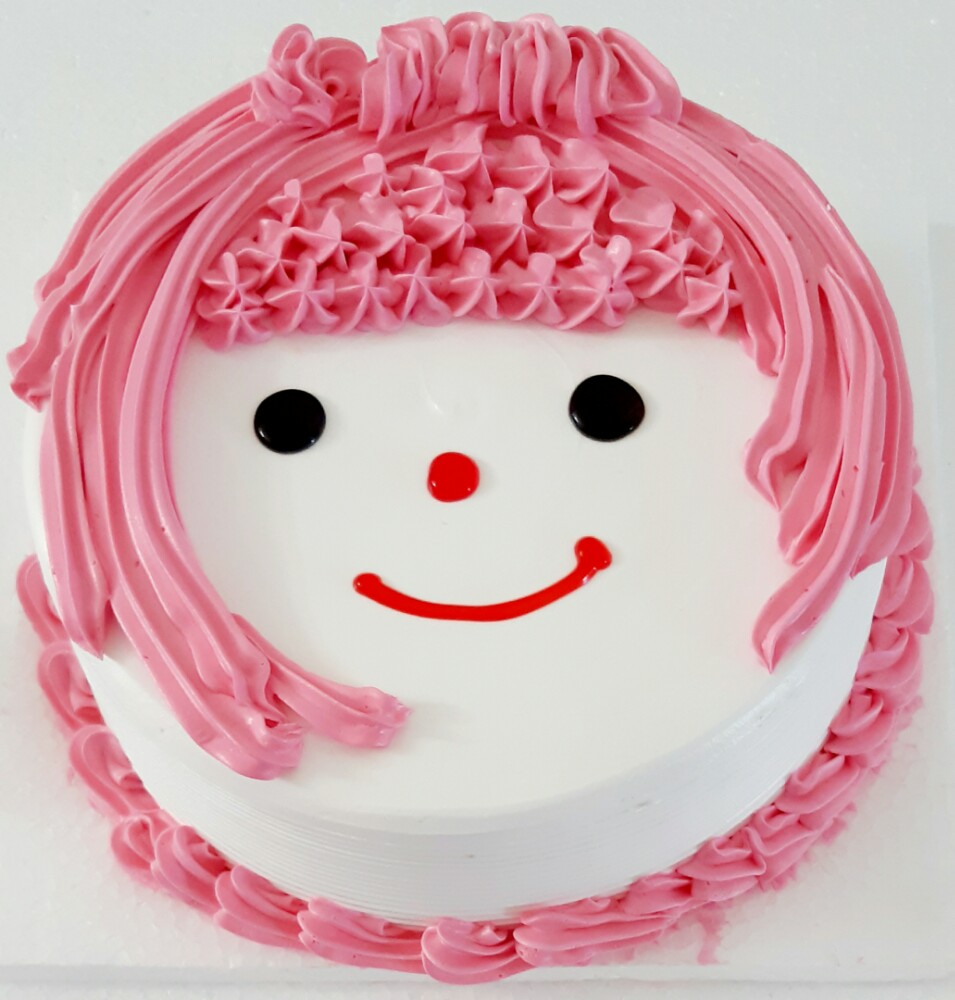 Strawberry Doll Cake