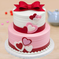 2 Tier Fondant Lover Cake