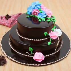 2 Tier Chocolate Cake