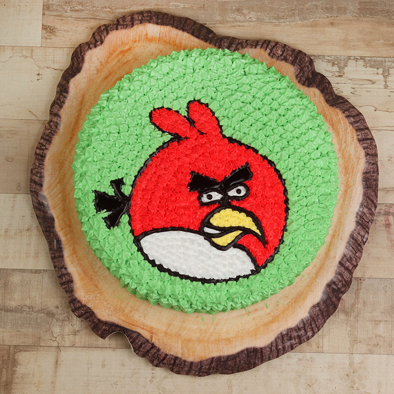 angry birtd cream cake