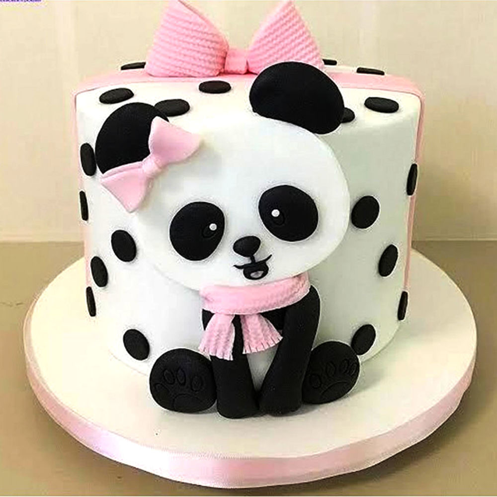 cute panda cake for girls