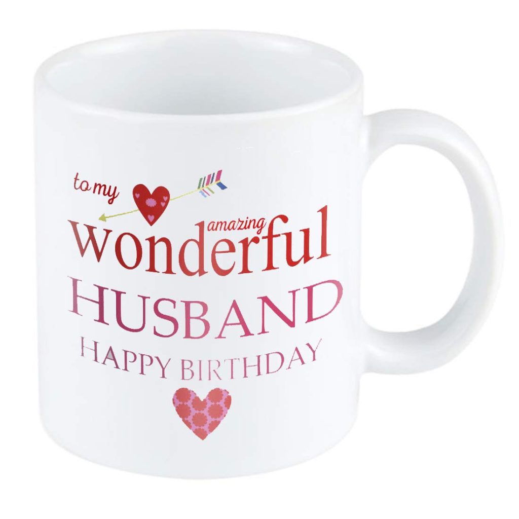 husband birthday mug