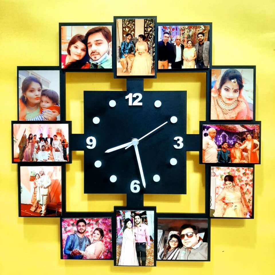 Photo wall clock online