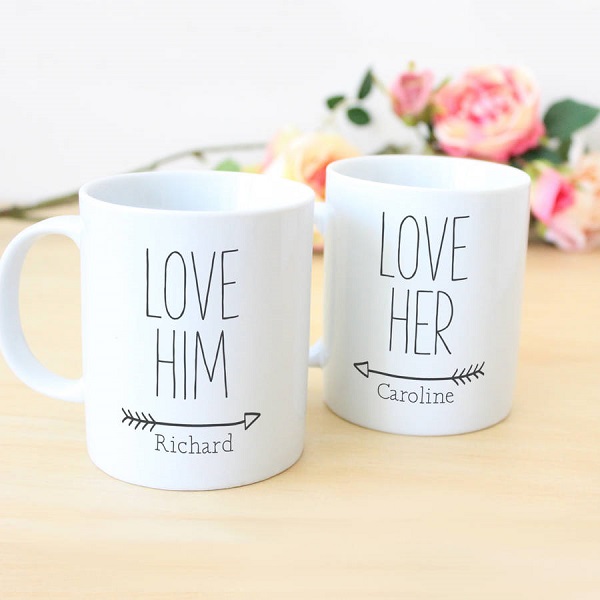 Customized Couple Mug Set