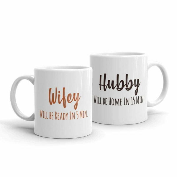 Customised Husband wife Mug Set