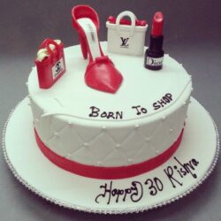 Fondant Designer Birthday Cake