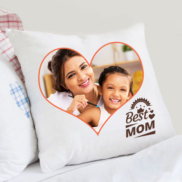 Best Mom Photo Cushion For Mother's Day