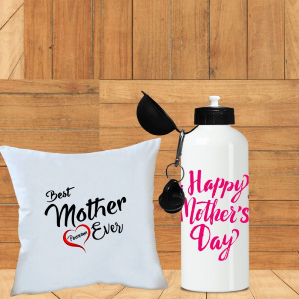 Lovely Mother's Day Pillow & Bottle