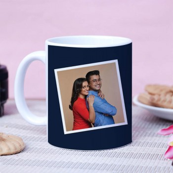 Designer Couple Photo Mug