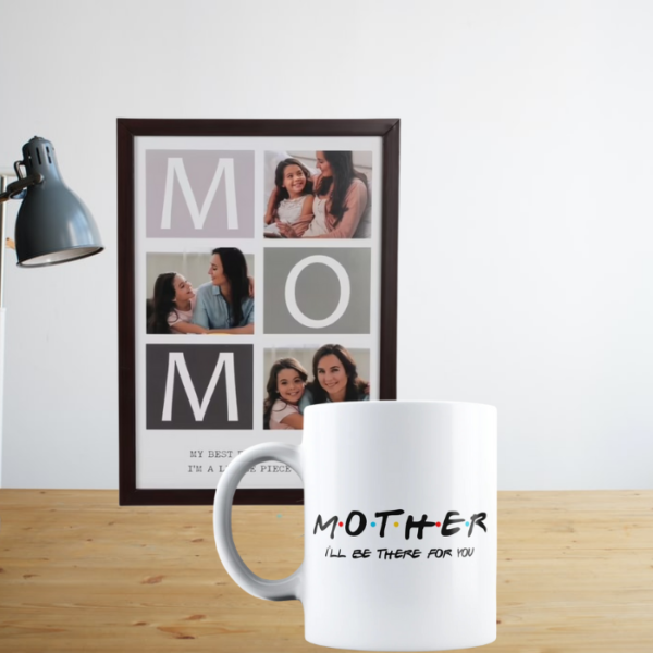 Stylish Mom Collage Frame & Mug