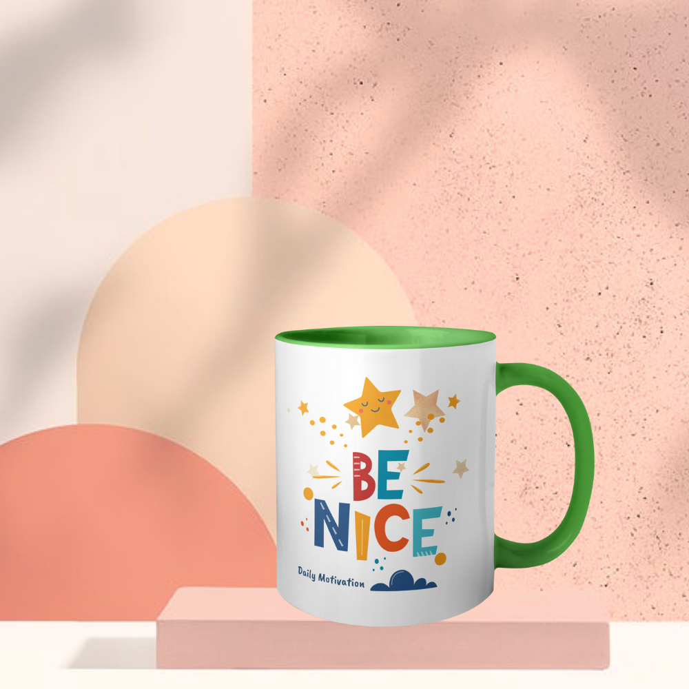 Be Nice Quoted Mug