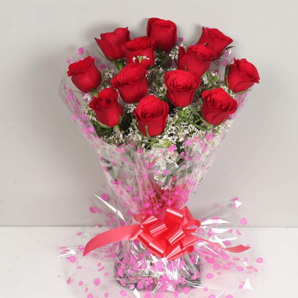 Pretty Red Roses Bouquet