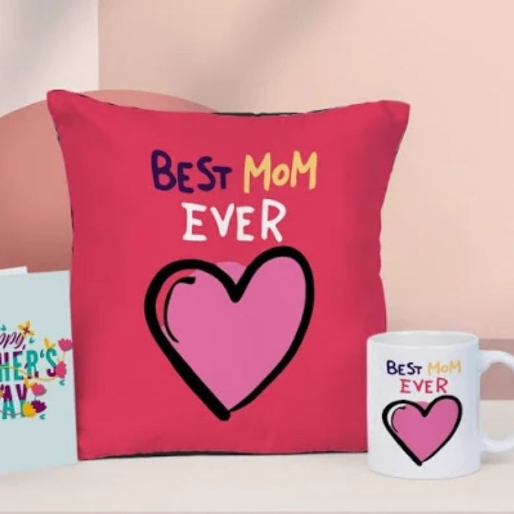 Best Mom Ever Mug & Pillow Combo