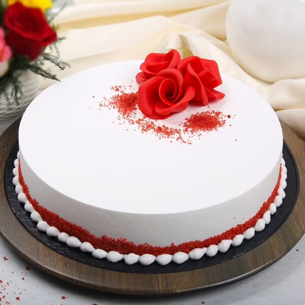 Red Velvet Cream Cake For Hubby