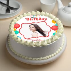 Personalised Yummy Photo Birthday Cake