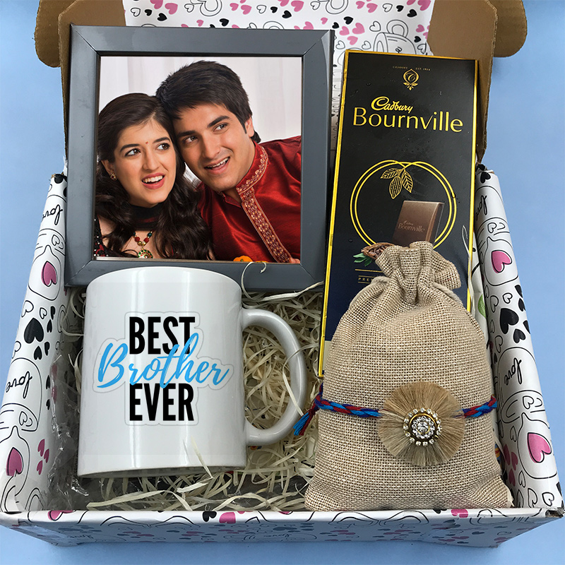 Best Brother in The World Rakhi Gift Box