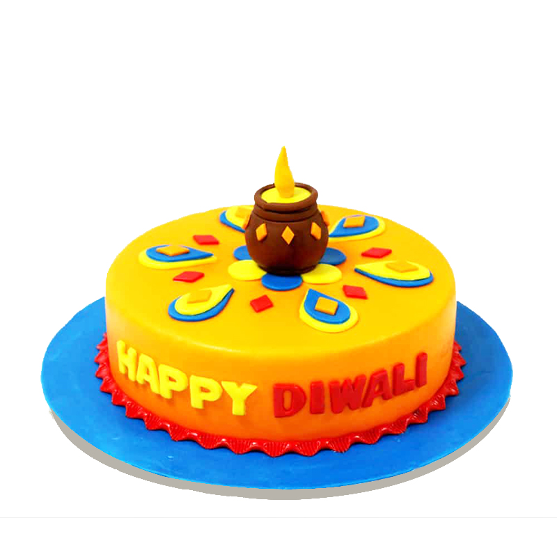 Happy Diwali Butterscotch Cake