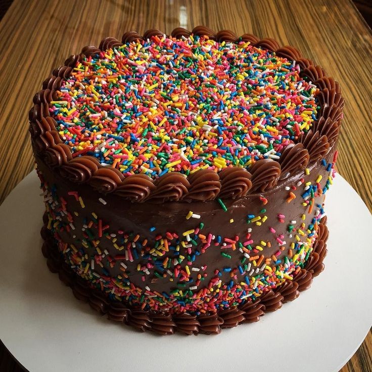 Rainbow Chocolate Cake