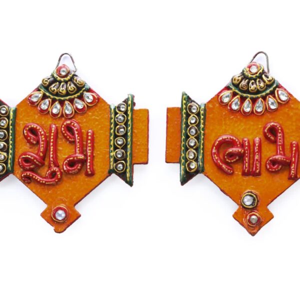 wooden shubh labh hanging