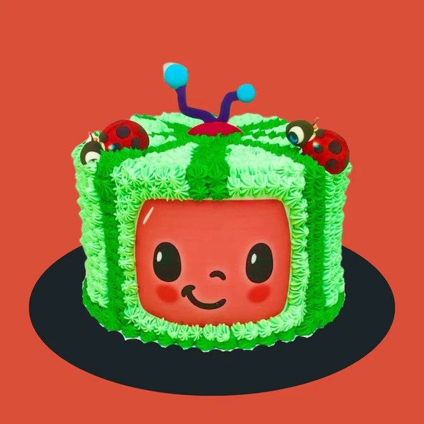 Cute Coco Melon Theme Cake WishingCart
