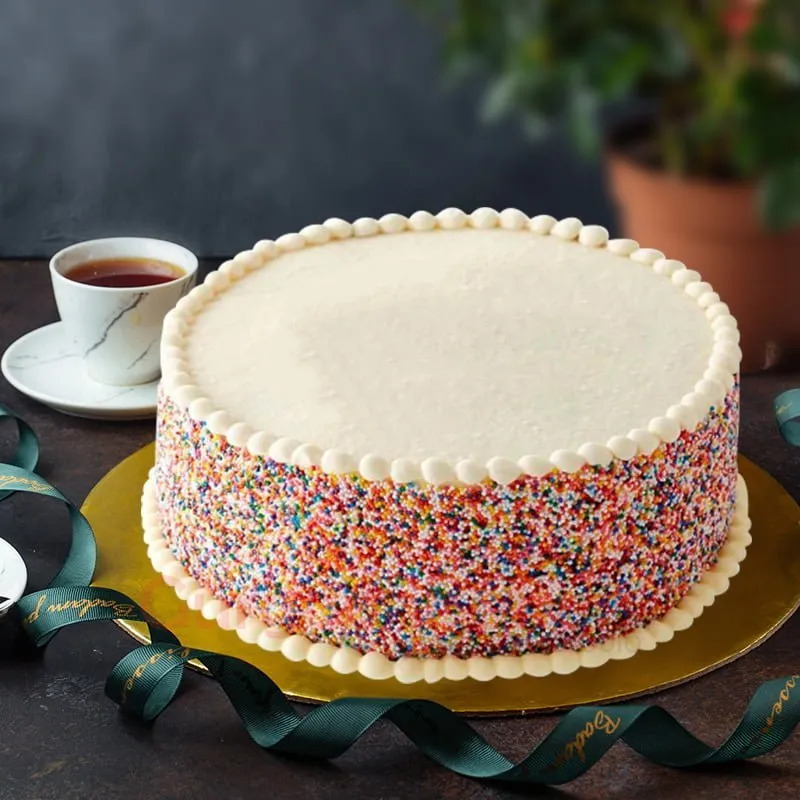 Dazzling White Forest Cake