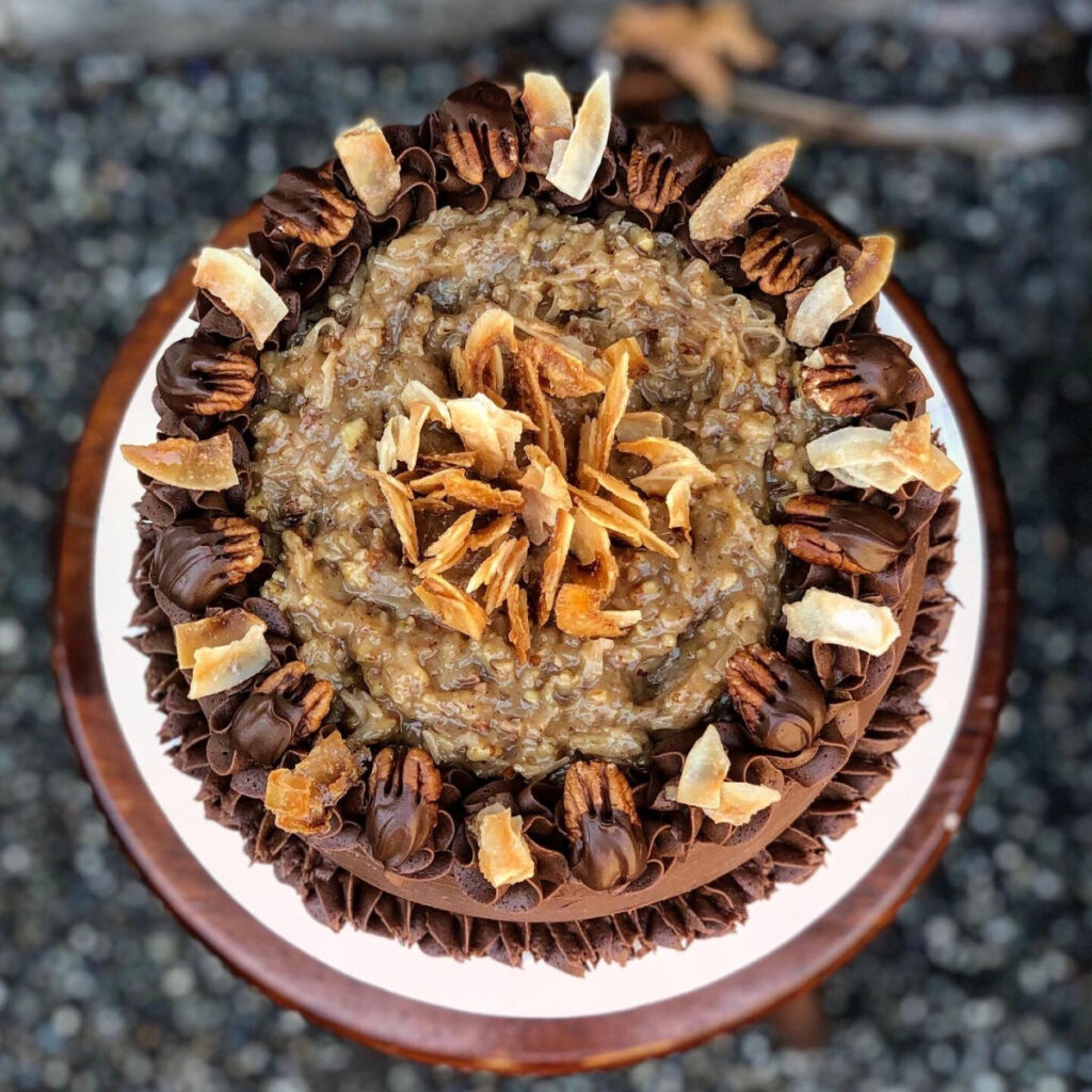 Glamorous German Chocolate Cake