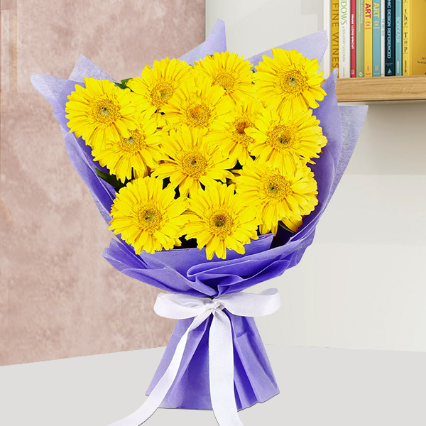 Yellow Gerbera Bunch