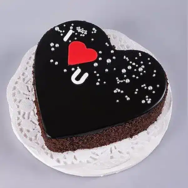 Heart Shape Chocolate Cake