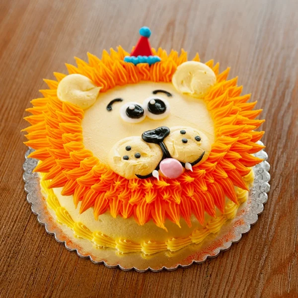 Fierce Lion Face Cake