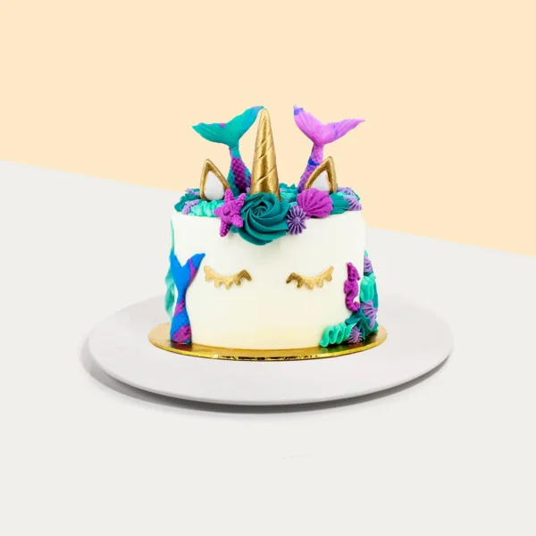 Mermaid Unicorn Cake