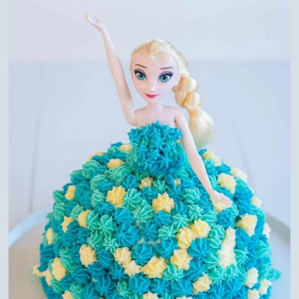 Elsa Doll Cake