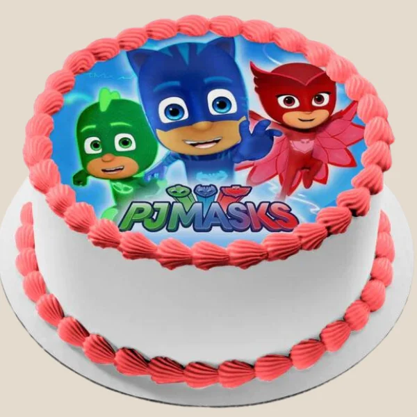 PJ Masks Photo Cake